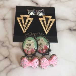 ModCloth Earring Lot with Betsy Johnson